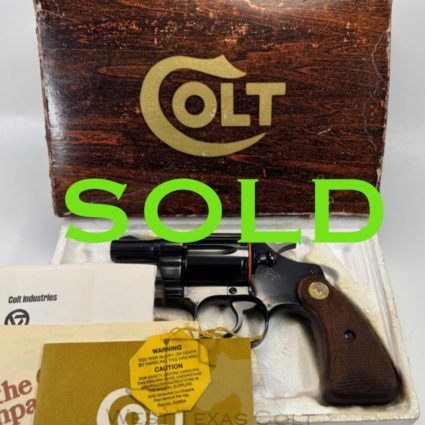 1977 Colt Detective Special .32 Colt NEW & UNFIRED In The Box