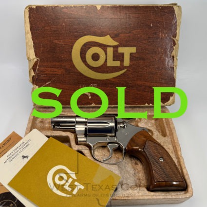1974 Colt Detective Special Original Factory Nickel 99%+ In The Box