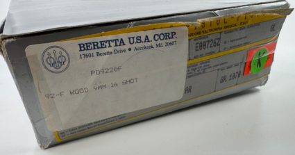 1989 Beretta 92F Italian-Made Unfired In The Box - Image 12