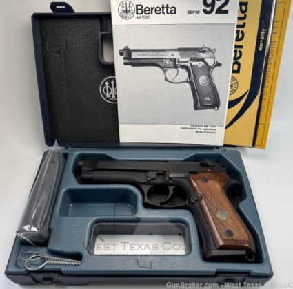 1989 Beretta 92F Italian-Made Unfired In The Box