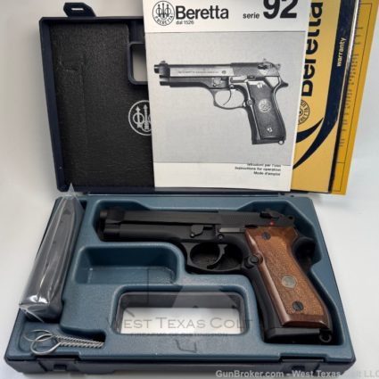 1989 Beretta 92F Italian-Made Unfired In The Box
