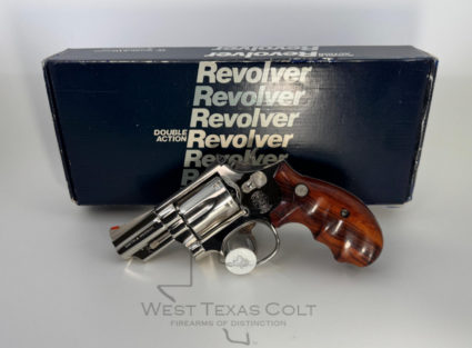 1982 S&W Model 19-5 Combat Magnum 2.5" Nickel Factory Combat Grips ANIB