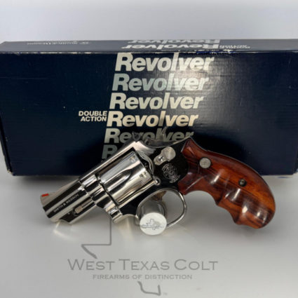 1982 S&W Model 19-5 Combat Magnum 2.5" Nickel Factory Combat Grips ANIB