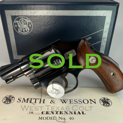 1966 S&W Model 40 "Lemon Squeezer" w/ Flat-Latch 99%+ In The Box
