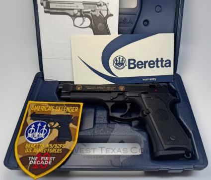 Beretta 92 FS America's Defender First Decade 1985-1995 NIB