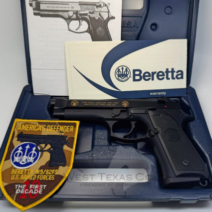 Beretta 92 FS America's Defender First Decade 1985-1995 NIB