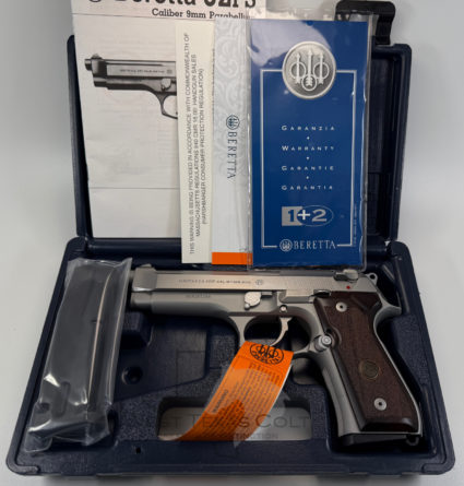 Beretta Model 92 FS "Ghost" 9mm Factory Wood Grips AS-NEW In The Box