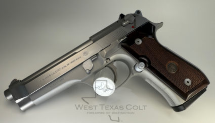 Beretta Model 92 FS "Ghost" 9mm Factory Wood Grips AS-NEW In The Box - Image 2