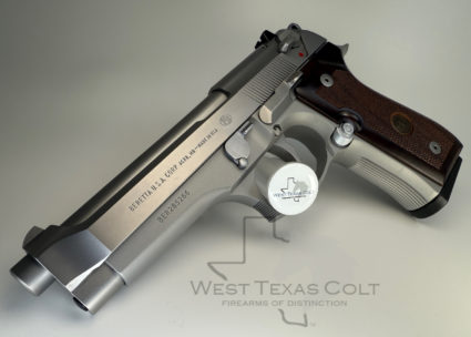 Beretta Model 92 FS "Ghost" 9mm Factory Wood Grips AS-NEW In The Box - Image 3