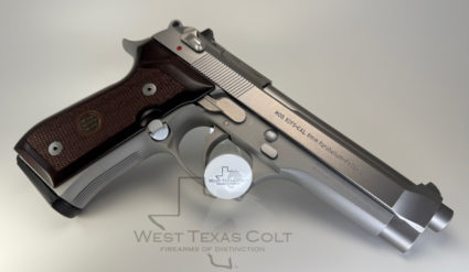 Beretta Model 92 FS "Ghost" 9mm Factory Wood Grips AS-NEW In The Box - Image 5