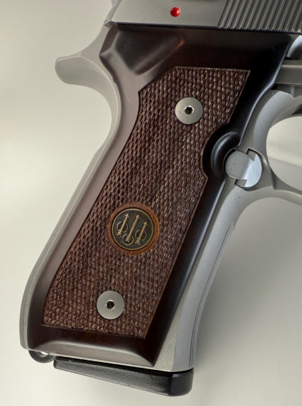 Beretta Model 92 FS "Ghost" 9mm Factory Wood Grips AS-NEW In The Box - Image 9