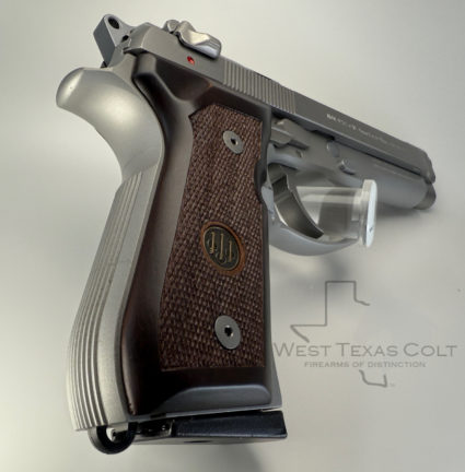 Beretta Model 92 FS "Ghost" 9mm Factory Wood Grips AS-NEW In The Box - Image 6