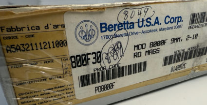 Beretta 8000F Cougar 9mm RARE Factory New Condition FIRST YEAR PRODUCTION - Image 12