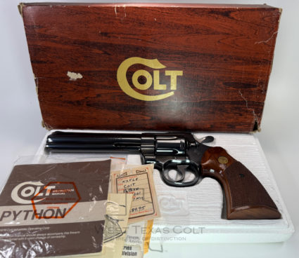1979 Colt Python 6" Royal Blued In The Box