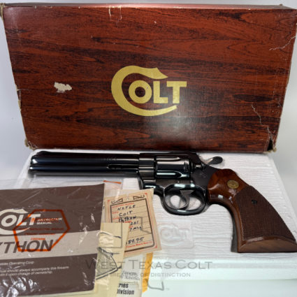 1979 Colt Python 6" Royal Blued In The Box
