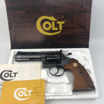 1978 Colt Diamondback 4" Blued 99%+ Collector's Grade In The Box