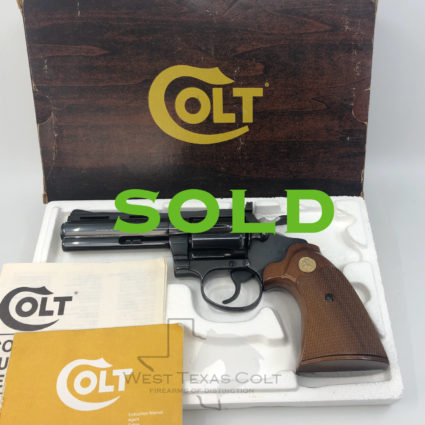 1978 Colt Diamondback 4" Blued 99%+ Collector's Grade In The Box